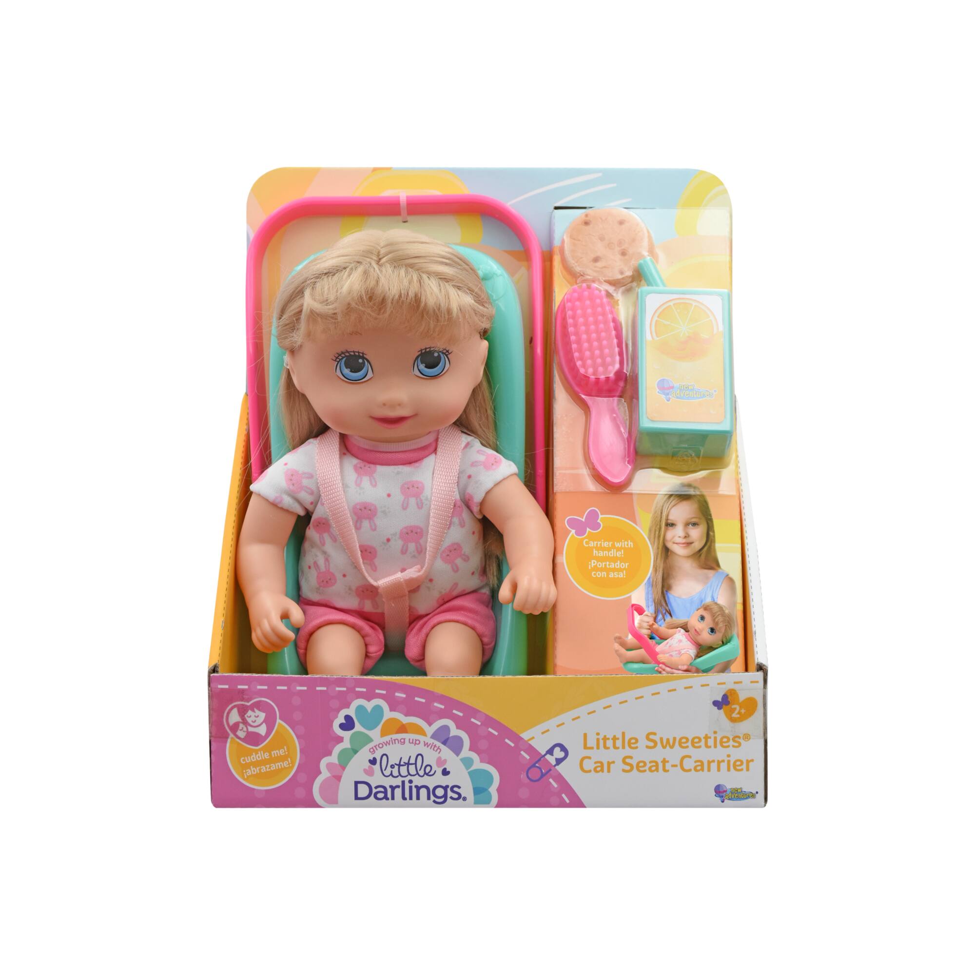 Little Darlings Little Sweeties Car Seat Carrier & 10" Doll